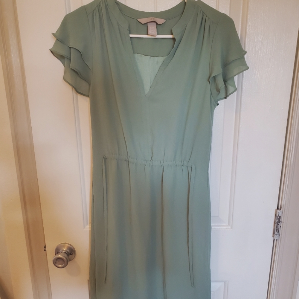 H&M green dress